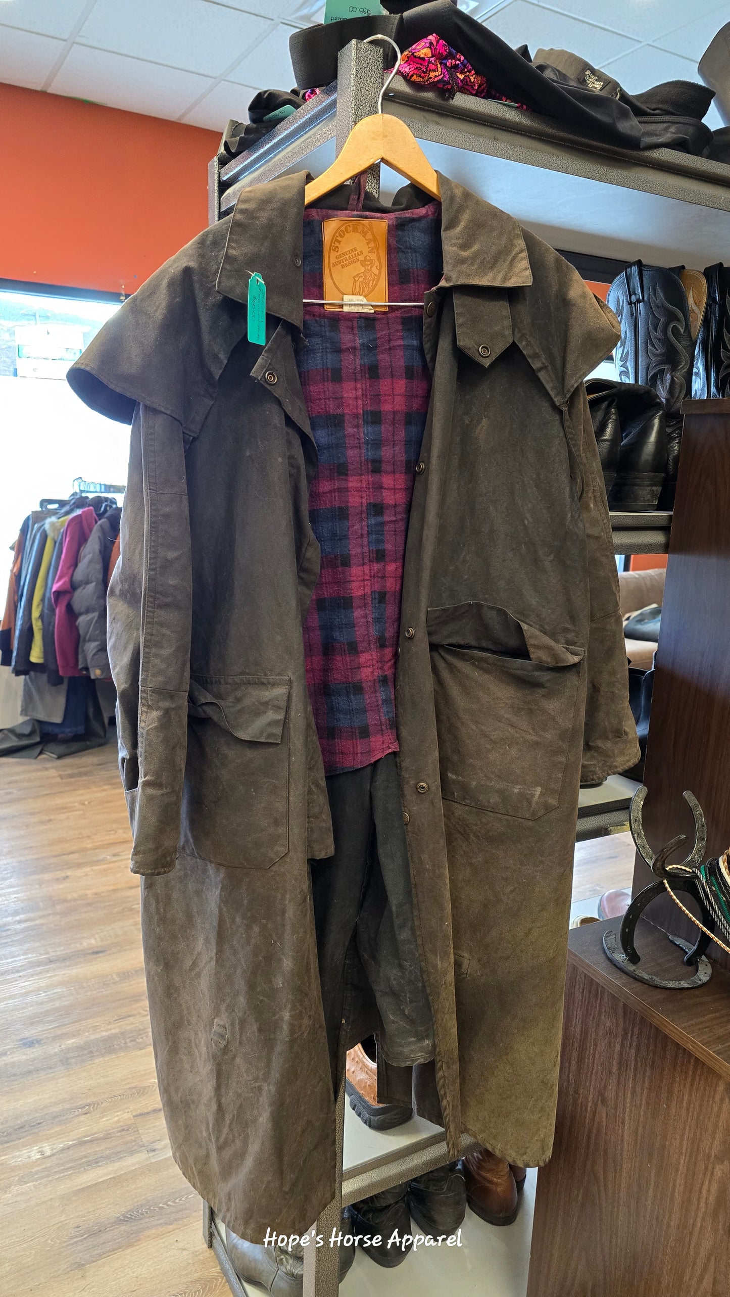 Brown  Rain Slicker, Medium