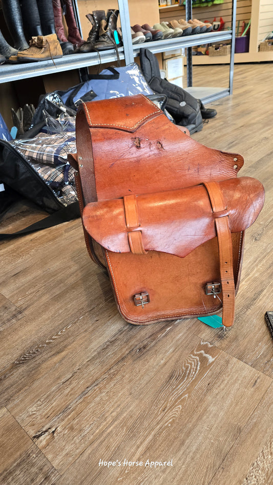 Leather Saddle Bags