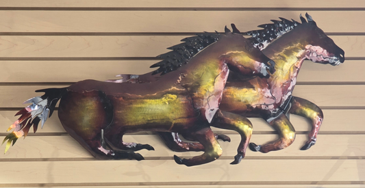 Metal Horse Decor