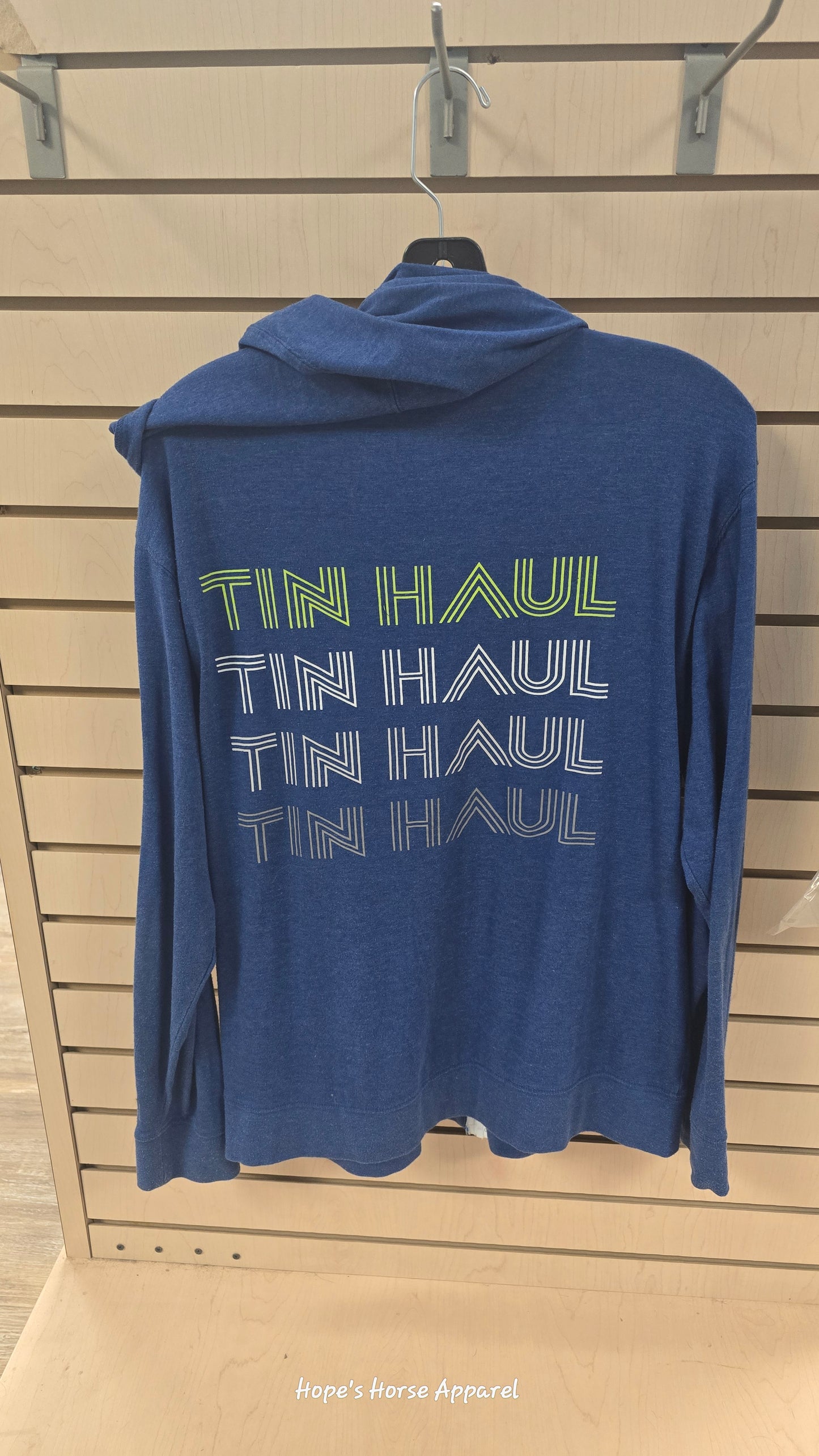 Tin Haul zip up hoody, xl