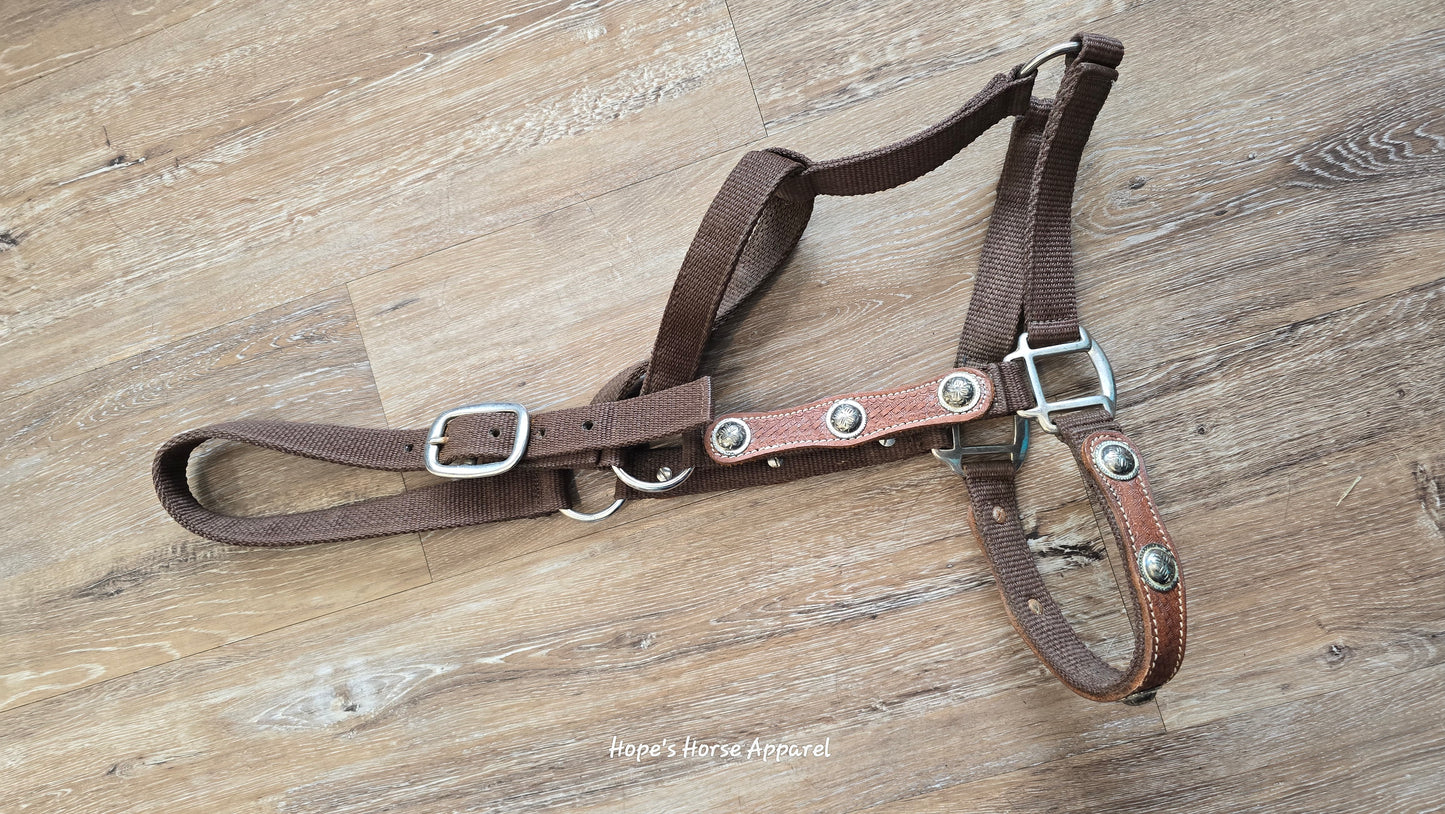 Nylon & Leather Halter