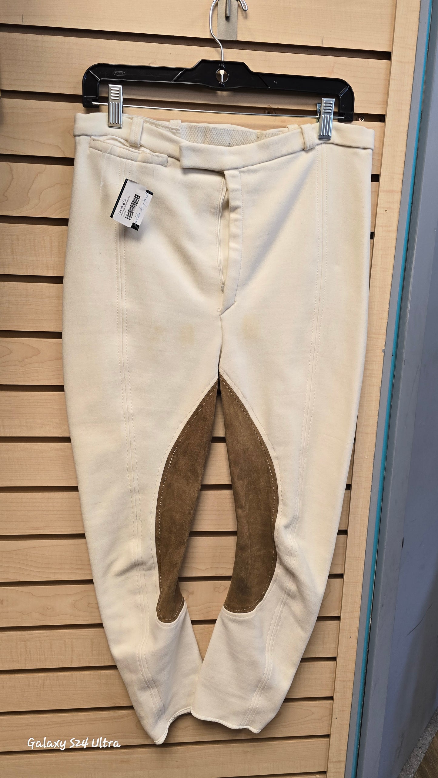 White Olympia Full Seat Breeches