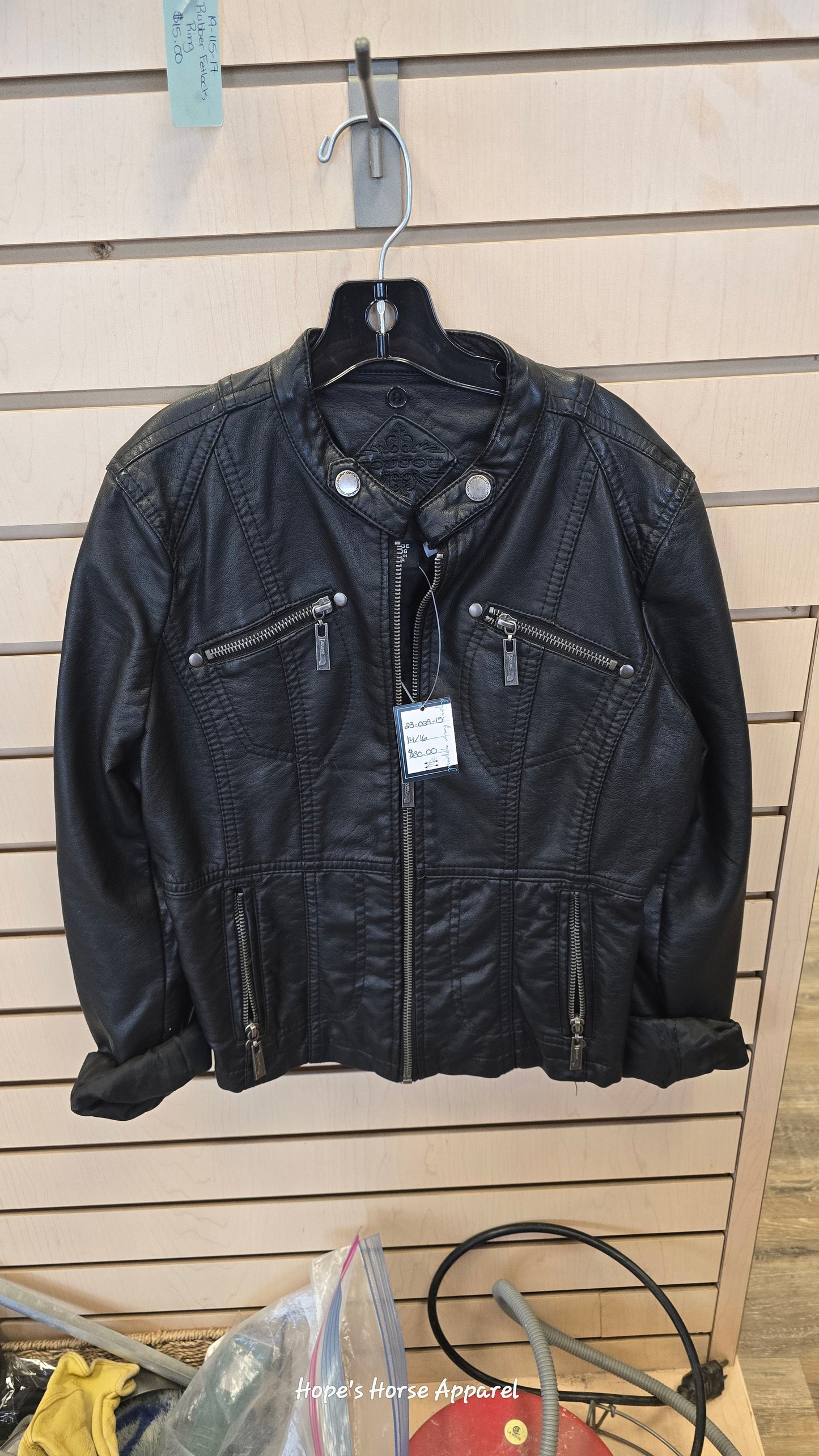 Youth Leather Jacket, 14/16