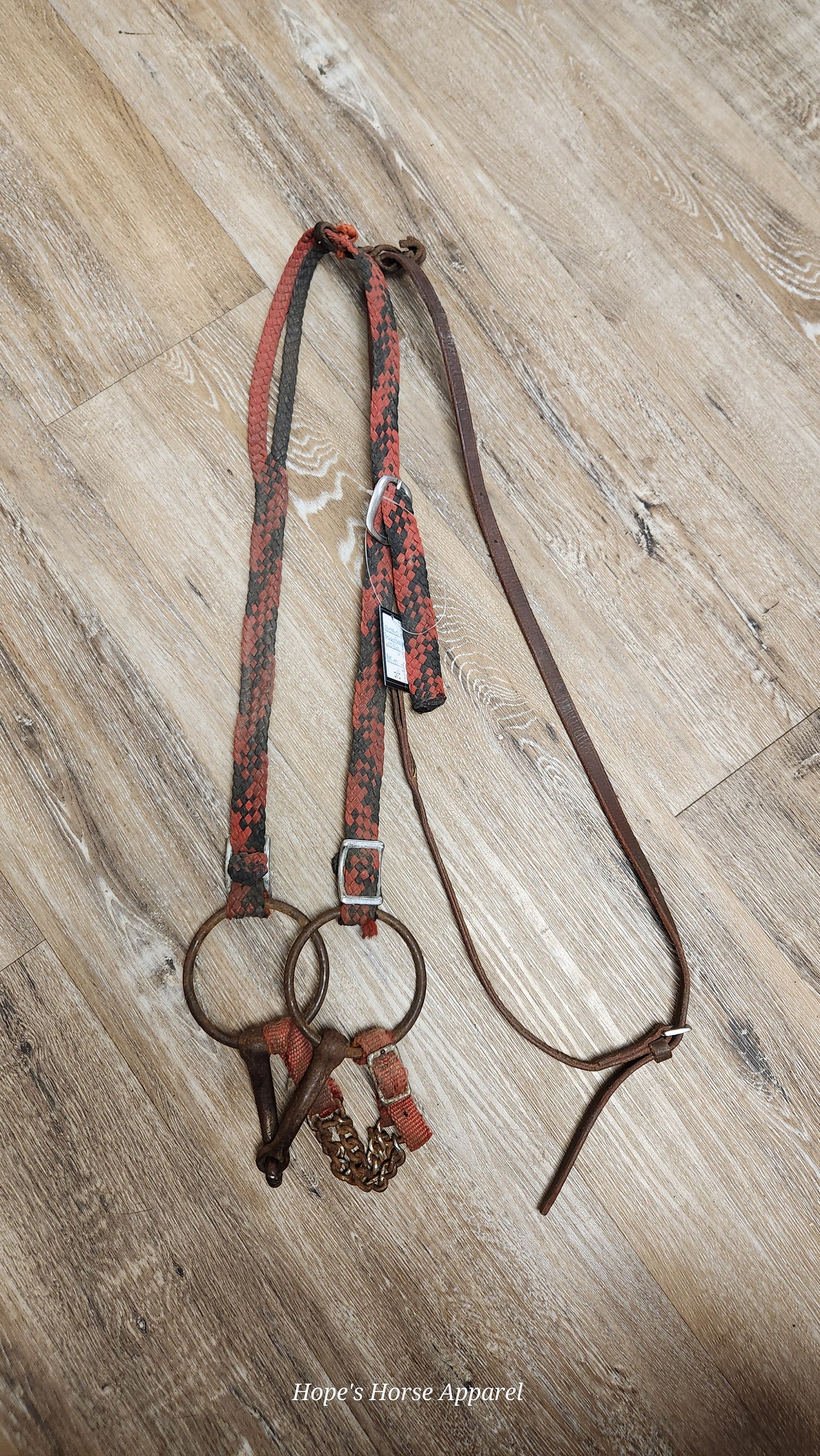 Braided Bridle with loose ring